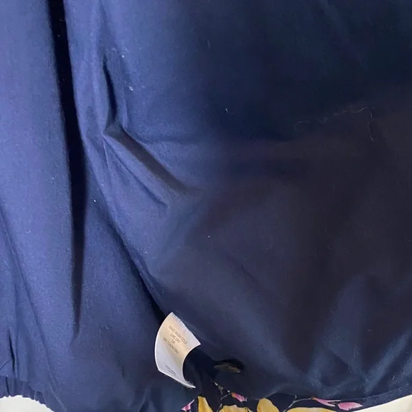 Alfred Dunner Navy Floral Button-Front Shirt with Yellow & Light Blue Blooms - Picture 11 of 12